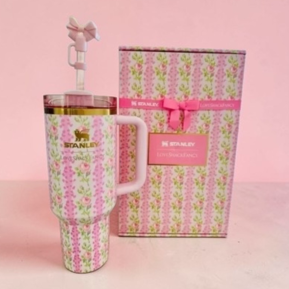 STANLEY x Fancy Shack Floral 40OZ BLOOMING HEIRLOOM Tumbler Set NWT